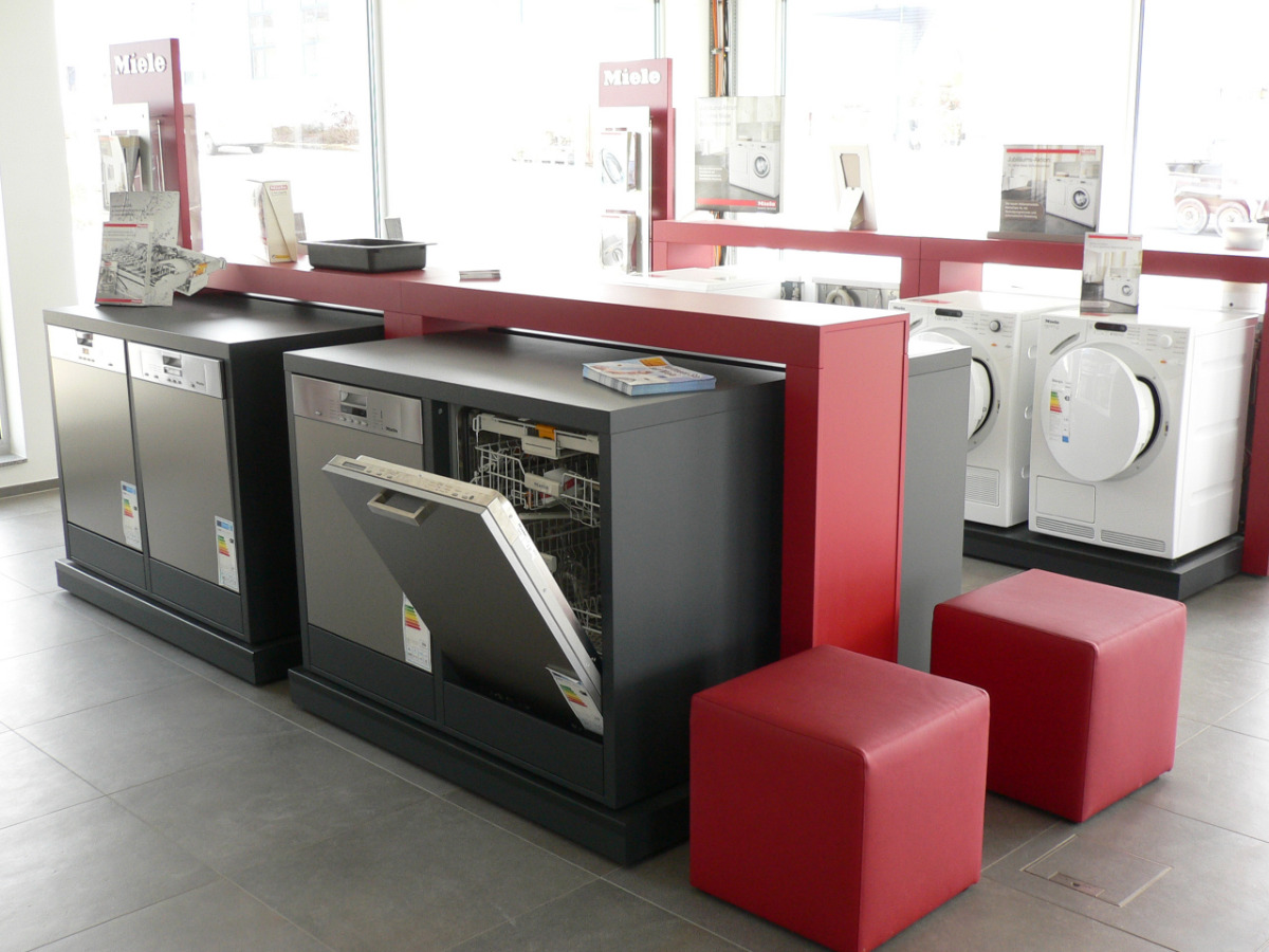 Miele Premium Shop mit Geschirrspüler, Trockner und Waschmaschinen